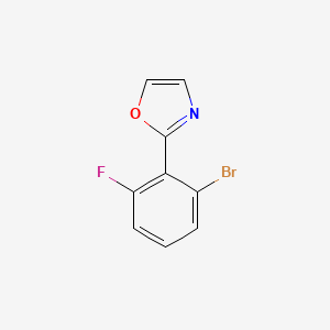 2-(2-Bromo-6-fluorophenyl)oxazole