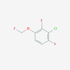 1-Chloro-2,6-difluoro-3-(fluoromethoxy)benzene