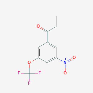 1-(3-Nitro-5-(trifluoromethoxy)phenyl)propan-1-one