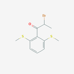 1-(2,6-Bis(methylthio)phenyl)-2-bromopropan-1-one