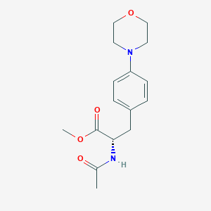 molecular formula C16H22N2O4 B1404772 methyl (2S)-2-acetamido-3-[4-(morpholin-4-yl)phenyl]propanoate >98%ee CAS No. 1616506-48-9