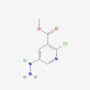 Methyl 2-chloro-5-hydrazinylnicotinate