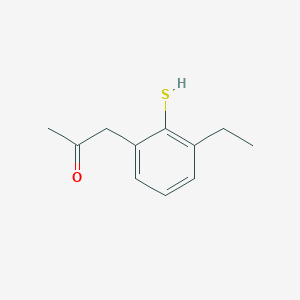 1-(3-Ethyl-2-mercaptophenyl)propan-2-one