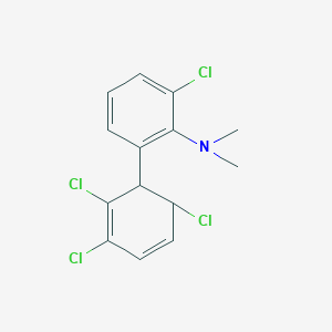 [2-Chloro-6-(2,3,6-trichlorocyclohexa-2,4-dienyl)-phenyl]-dimethyl-amine