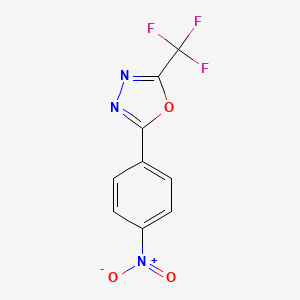 2-(4-Nitro-phenyl)-5-trifluoromethyl-[1,3,4]oxadiazole