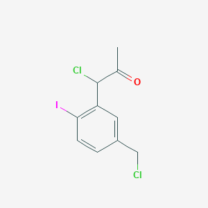 1-Chloro-1-(5-(chloromethyl)-2-iodophenyl)propan-2-one