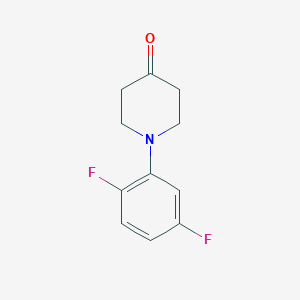 1-(2,5-Difluorophenyl)piperidin-4-one