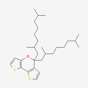 5,5-Bis-(2,7-dimethyl-octyl)-5H-4-oxa-1,8-dithia-as-indacene