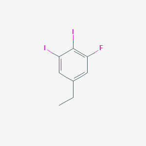 1,2-Diiodo-5-ethyl-3-fluorobenzene