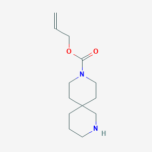 molecular formula C13H22N2O2 B14047870 9-Alloc-2,9-diazaspiro[5.5]undecane 