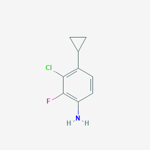 3-Chloro-4-cyclopropyl-2-fluoroaniline