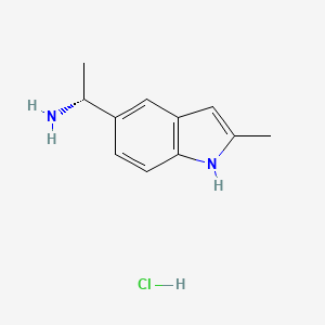 (R)-1-(2-Methyl-1H-indol-5-YL)ethan-1-amine hcl