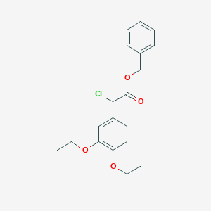 Benzyl 2-chloro-2-(3-ethoxy-4-isopropoxyphenyl)acetate