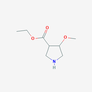 Ethyl 4-methoxypyrrolidine-3-carboxylate