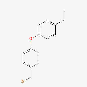 molecular formula C15H15BrO B1404795 1-(溴甲基)-4-(4-乙基苯氧基)苯 CAS No. 1427460-81-8