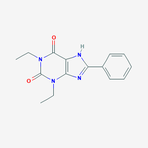 molecular formula C15H16N4O2 B014048 1,3-二乙基-8-苯基黄嘌呤 CAS No. 75922-48-4