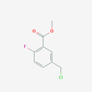 molecular formula C9H8ClFO2 B1404800 5-(氯甲基)-2-氟苯甲酸甲酯 CAS No. 1338563-94-2