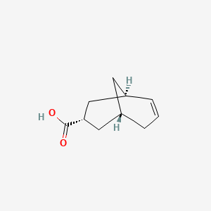 molecular formula C10H14O2 B14048007 Endo-bicyclo[3.3.1]non-6-ene-3-carboxylic acid 