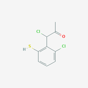 1-Chloro-1-(2-chloro-6-mercaptophenyl)propan-2-one