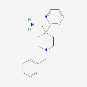 (1-Benzyl-4-(pyridin-2-yl)piperidin-4-yl)methanamine