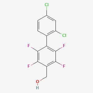 (2',4'-Dichloro-2,3,5,6-tetrafluoro-biphenyl-4-yl)-methanol