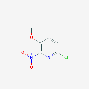 molecular formula C6H5ClN2O3 B1404804 6-Chloro-3-methoxy-2-nitropyridine CAS No. 1616526-81-8