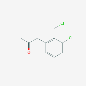 1-(3-Chloro-2-(chloromethyl)phenyl)propan-2-one