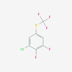 1-Chloro-2,3-difluoro-5-(trifluoromethylthio)benzene