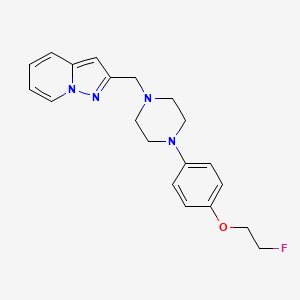 Pyrazolo[1,5-a]pyridine, 2-[[4-[4-(2-fluoroethoxy)phenyl]-1-piperazinyl]methyl]-