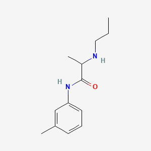 molecular formula C13H20N2O B1404826 2-(Propylamino)-m-propionotoluidide CAS No. 875252-65-6