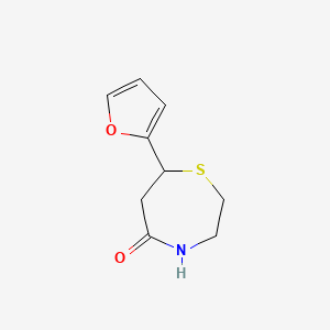 molecular formula C9H11NO2S B1404827 7-(2-呋喃基)-1,4-噻七环-5-酮 CAS No. 2897-08-7
