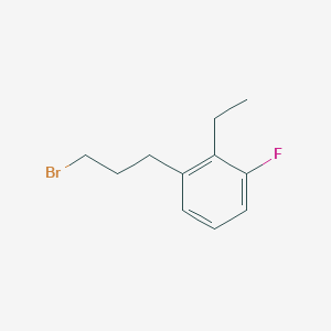 1-(3-Bromopropyl)-2-ethyl-3-fluorobenzene