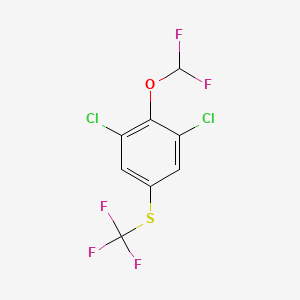 1,3-Dichloro-2-difluoromethoxy-5-(trifluoromethylthio)benzene