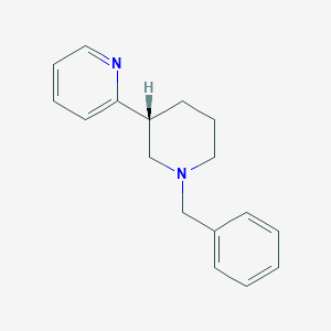 molecular formula C17H20N2 B14048338 (R)-2-(1-Benzylpiperidin-3-YL)pyridine CAS No. 861907-80-4