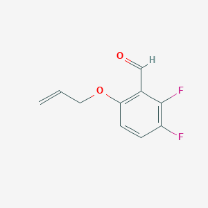 molecular formula C10H8F2O2 B14048339 6-(Allyloxy)-2,3-difluorobenzaldehyde 