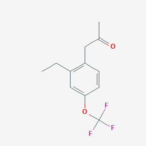 1-(2-Ethyl-4-(trifluoromethoxy)phenyl)propan-2-one