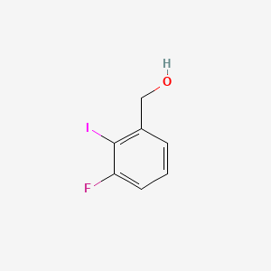 molecular formula C7H6FIO B1404841 (3-氟-2-碘苯基)甲醇 CAS No. 1261827-82-0