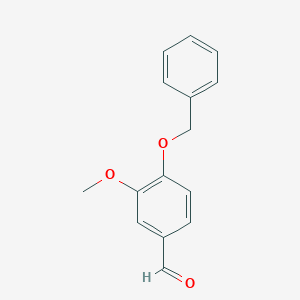 molecular formula C15H14O3 B140485 4-苄氧基-3-甲氧基苯甲醛 CAS No. 2426-87-1