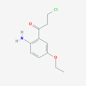 1-(2-Amino-5-ethoxyphenyl)-3-chloropropan-1-one