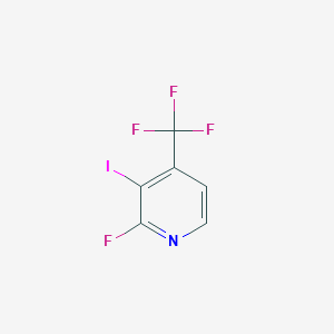molecular formula C6H2F4IN B1404853 2-Fluoro-3-iodo-4-(trifluoromethyl)pyridine CAS No. 1227595-15-4