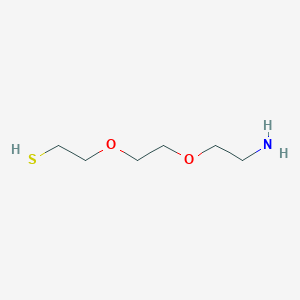 molecular formula C6H15NO2S B14048564 2-(2-(2-Aminoethoxy)ethoxy)ethane-1-thiol 