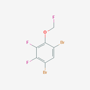 1,5-Dibromo-2,3-difluoro-4-(fluoromethoxy)benzene