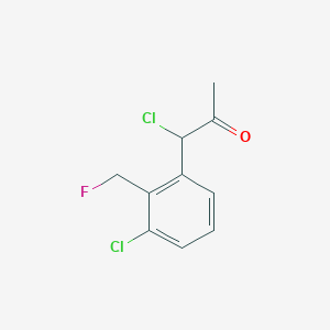 1-Chloro-1-(3-chloro-2-(fluoromethyl)phenyl)propan-2-one