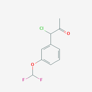 1-Chloro-1-(3-(difluoromethoxy)phenyl)propan-2-one