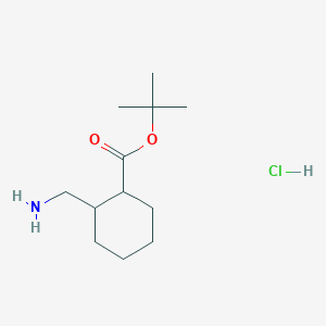 tert-butyl 2-(aminomethyl)cyclohexanecarboxylate HCl