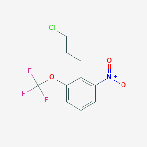 1-(3-Chloropropyl)-2-nitro-6-(trifluoromethoxy)benzene