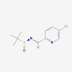 (S,E)-N-((5-Chloropyridin-2-YL)methylene)-2-methylpropane-2-sulfinamide