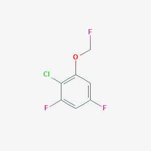 1-Chloro-2,4-difluoro-6-(fluoromethoxy)benzene