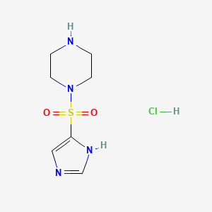 B1404877 1-(1H-imidazol-4-ylsulfonyl)piperazine hydrochloride CAS No. 1351611-81-8