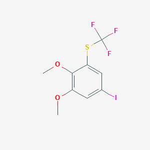 1,2-Dimethoxy-5-iodo-3-(trifluoromethylthio)benzene